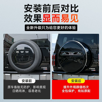 Spare wheel cover — Wall H10 spare tire cover, specialized