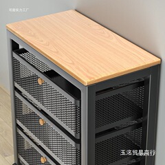 キッチン野菜バスケット棚家庭用移動床置き式多層果物野菜収納バスケット多機能電子レンジ卸売り