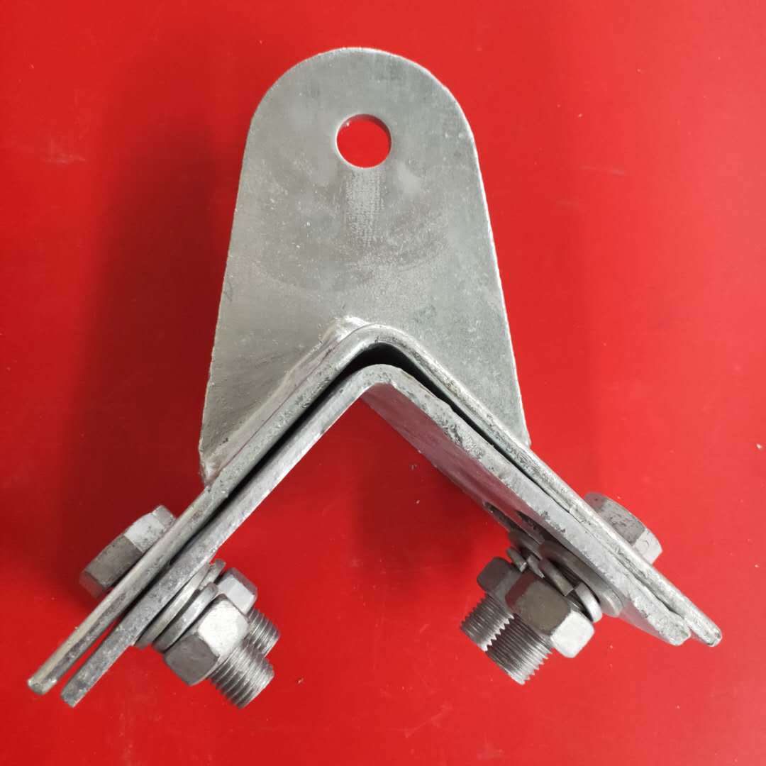 光缆耐张紧固件 热镀锌扁铁紧固夹板 NL-125角钢塔夹板  光缆金具