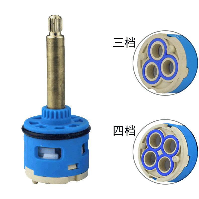 3-hole/4-hole faucet valve core shower room valve core accessories three-speed four-speed shower bathtub mixing valve switch