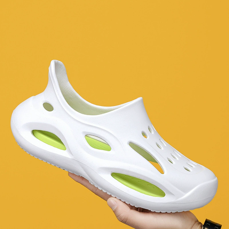 Мужские пляжные сандалии для весны и лета 2025 года, легкие слипоны для активного отдыха на мягкой подошве, обувь для вождения