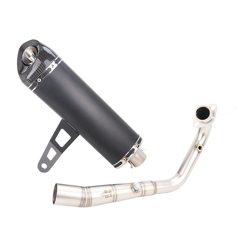 Suitable for motorcycle ZOTES 368 exhaust pipe modification, ZOTES 368 front section, tail section, and full section exhaust pipe