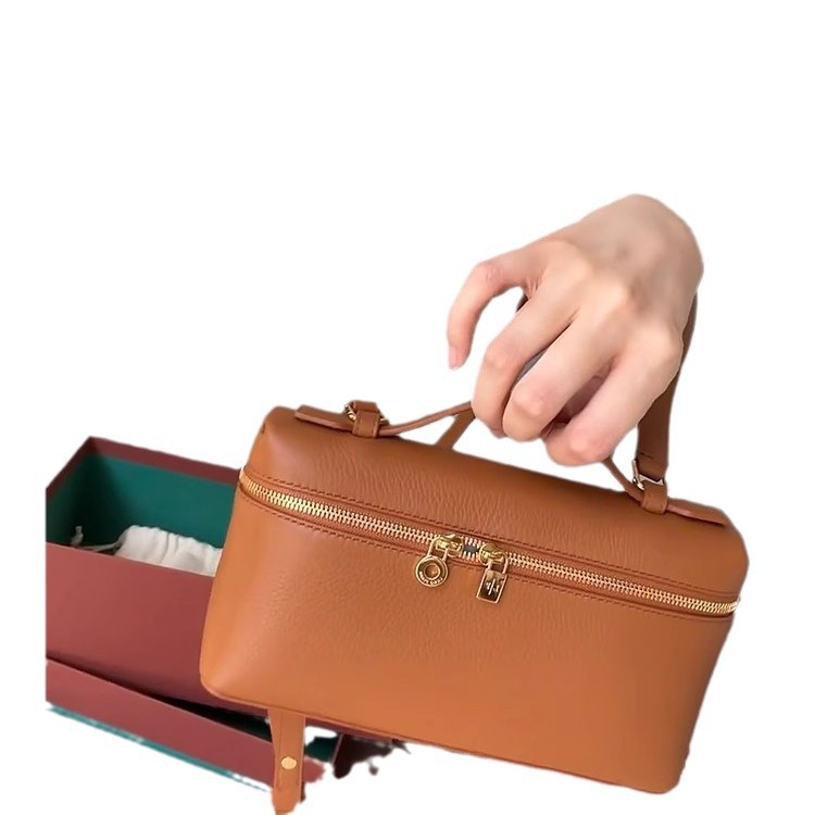 Bolso de almuerzo de cuero lp19 transfronterizo nuevo Gigi mismo bolso Kelly bolso litchi bolso simple bolso de hombro femenino