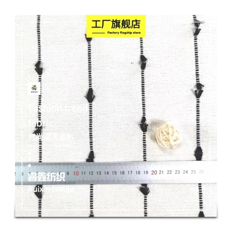 熱売ポリエステル綿の切り花のストライプの布の平織りの430gのジャカードのストライプの布の家の紡績のマミーはジャカードのストライプの生地を包みます。|undefined