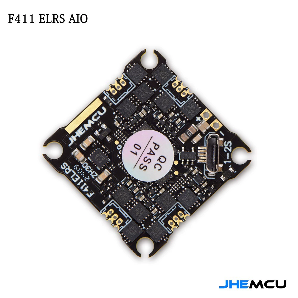 JHEMCU F411ELRS 1S 2S летающее устройство полетный контроллер ELRS 12A ESC HD воздушное звено