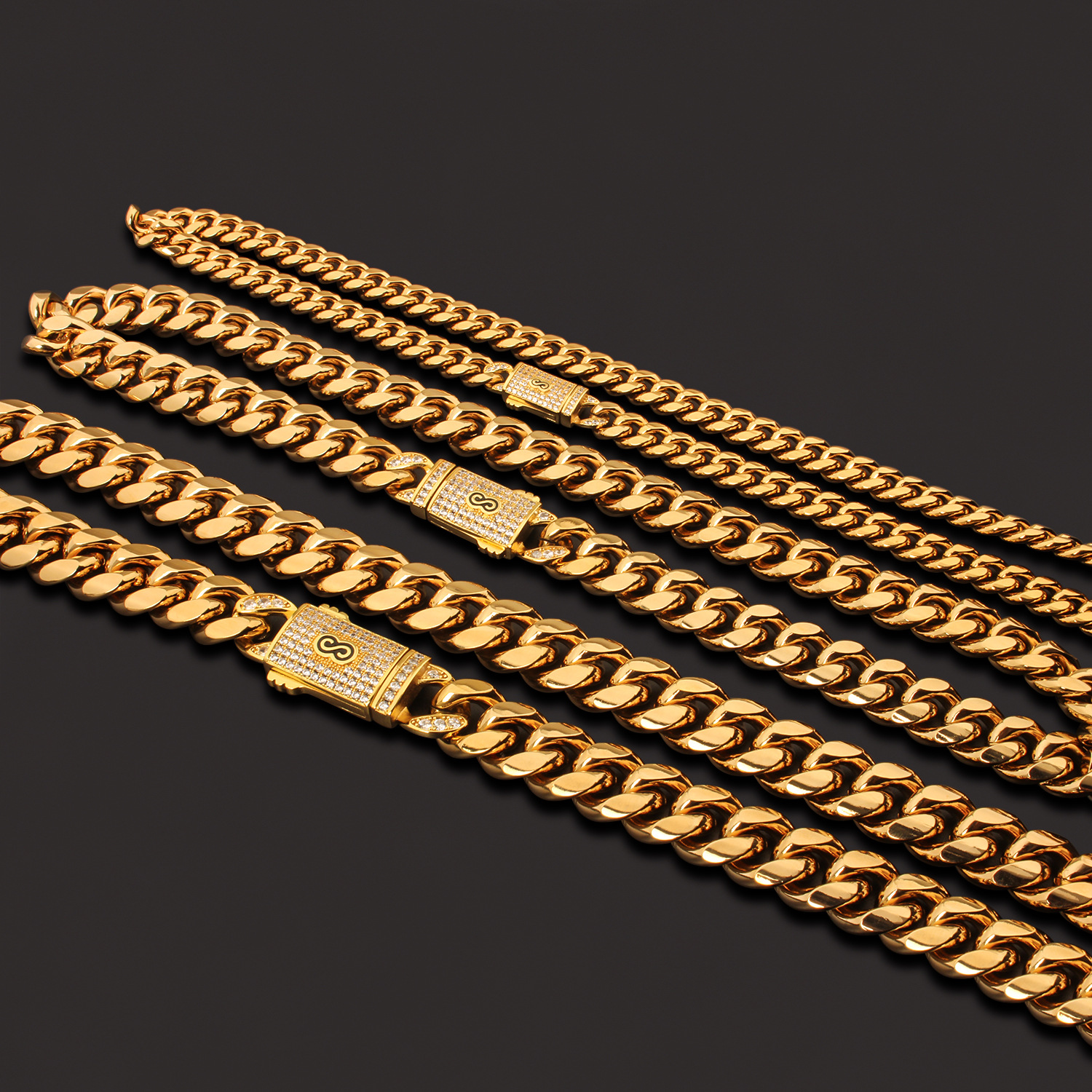 33g Weight Box Clasp Closure Clasp Closure Type Chain Necklace Classification 304 Stainless Steel Chain Material Cuban Link Chain Curb Chain Chain Type 1 Piece Quantity Holiday, Party Occasion 304 Stainless Steel Material Geometric Pattern All Seasons Season Men's Gender Plating Design Hip-Hop, Punk Style Hip-Hop Punk Geometric 304 Stainless Steel Plating Men's Chain Necklace Men Chain Necklaces 27