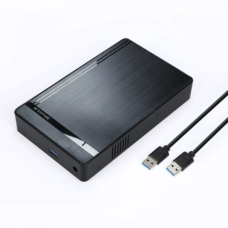 Корпус внешнего HDD USB3.0 для 3,5"/2,5" SATA, порт последовательный, без инструментов, мобильный внешний жесткий диск