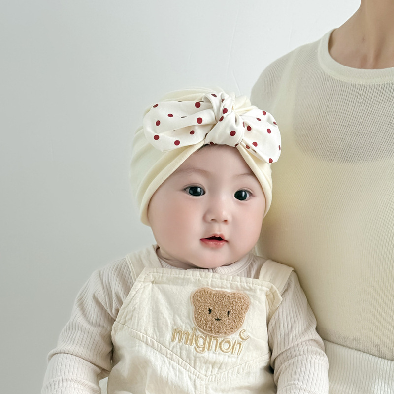 婴幼儿帽子可爱春夏季宝宝薄款套头印度帽男女新生儿童护卤门胎帽|undefined