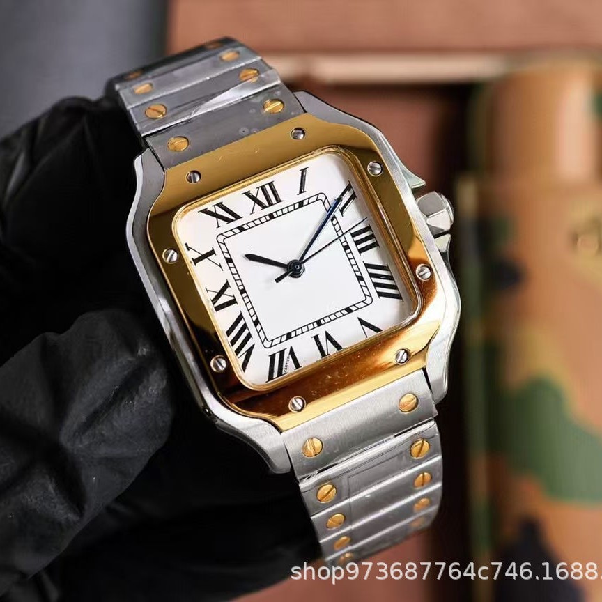 Kajia Sandusky Watch Dumont Rome Automatic Mechanical Watch Couples Fashion Blue Balloon Cross-border Wholesale Straight