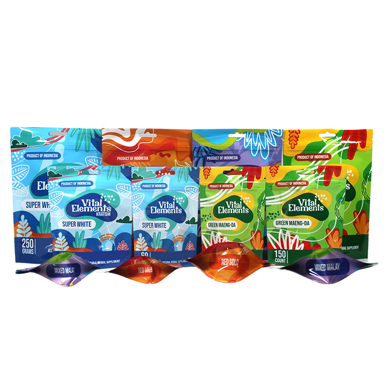 光面铝箔袋食品自封袋打包自封袋自立袋食品级真空包装塑封袋