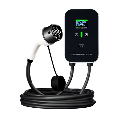 Factory 22KW European Standard AC Electric Vehicle Charging Pile TYPE2 British, French and German CCS2 Charging 380V EU (Elektrikli avtomobil şarj cihazları) - 22kw-european-standard-type2-color-screen-instant-charging-version-no-2-charging-pile-5m