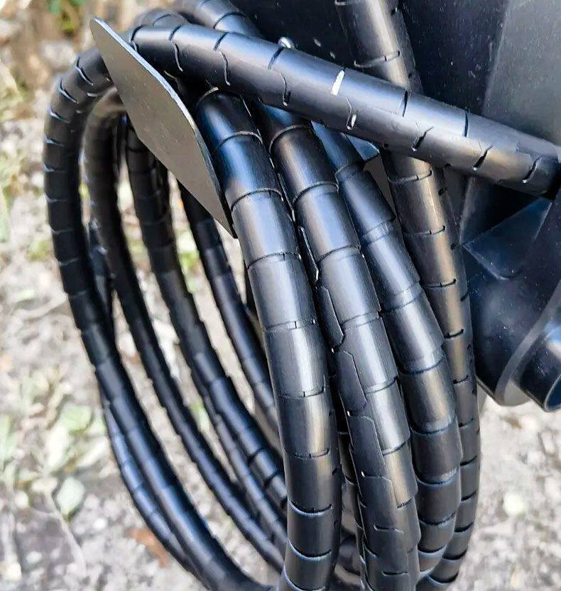 New Energy Vehicle Home Charging Station Cable Protection Sleeve Ac Charging Gun Cable Protection Wear-Resistant Spiral Shell
