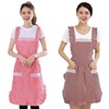 Fashionable double-layer apron, kitchen for food, bib for princess, overall, Korean style