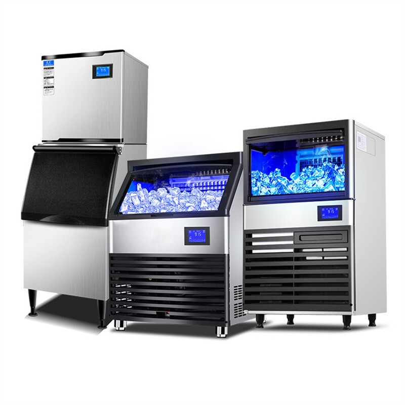 【American Style Etl Certified】Ice Maker for Commercial Use in Milk Tea Shops and Bars, Ice Cube Machine Manufacturer 110/220V