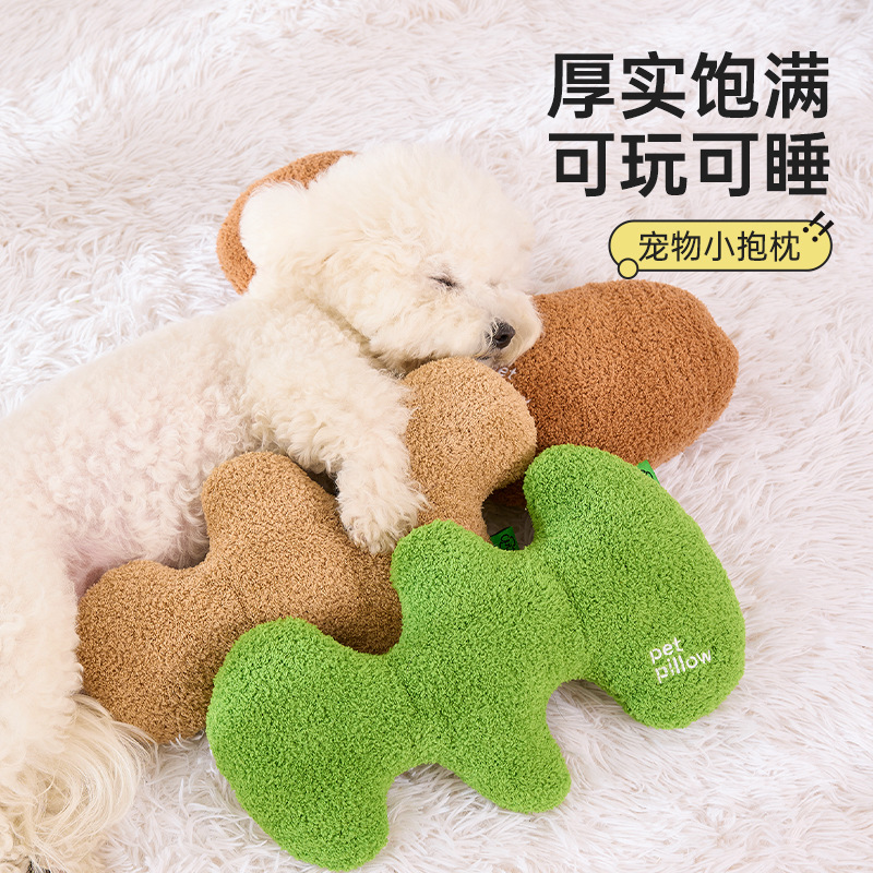 Nuevo estilo para mascotas Almohada para perros Almohada para perros Acompañamiento Juguetes para perros Juguetes para gatos Almohada para dormir para mascotas al por mayor Transfronterizo