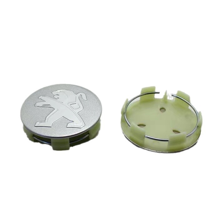 Tapacubos central compatible Peugeot 206 301 307 308 408 508 image 6