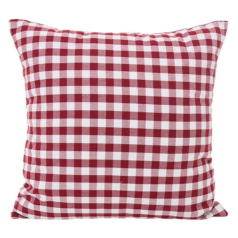 Amazon трансграничная Горячая Распродажа Новая красная клетчатая наволочка простая тонкая полосатая маленькая клетчатая наволочка для дивана