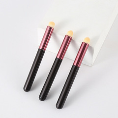 滄州新品圓頭霧面口紅刷Mini多功能遮瑕口紅暈染便攜化妝唇刷批發