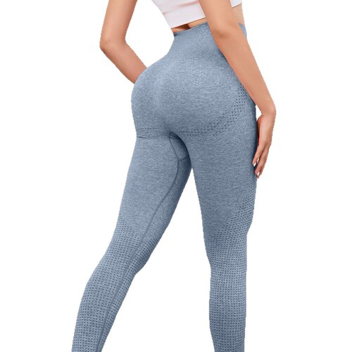 Women's Seamless Yoga Pants, European and Americanbum lift and tummy control, quick-drying tight fitness workout base layer, quick-drying