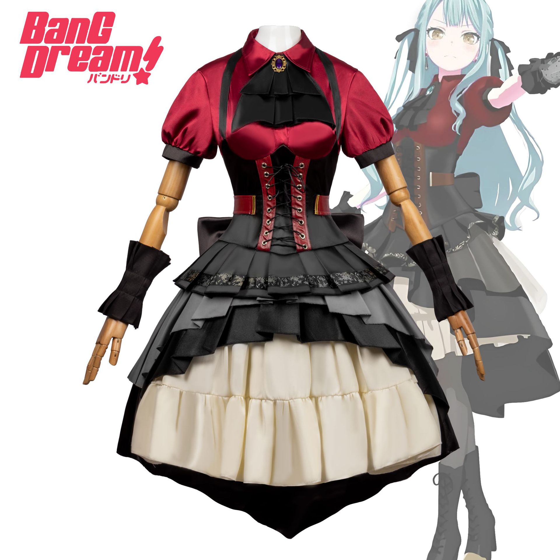 Bang Dreamcos Costume Dress Ryoko Amakawa Anime Cosplay Outfit Anime Character Performance Costume
