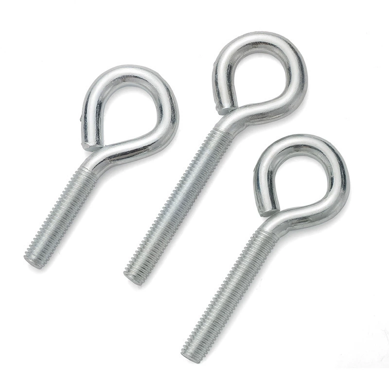 M3-M12 железный оцинкованный подъемный кольцевой болт с кольцевым крюком, винт с круглым кольцом, резьбовой болт с кольцом