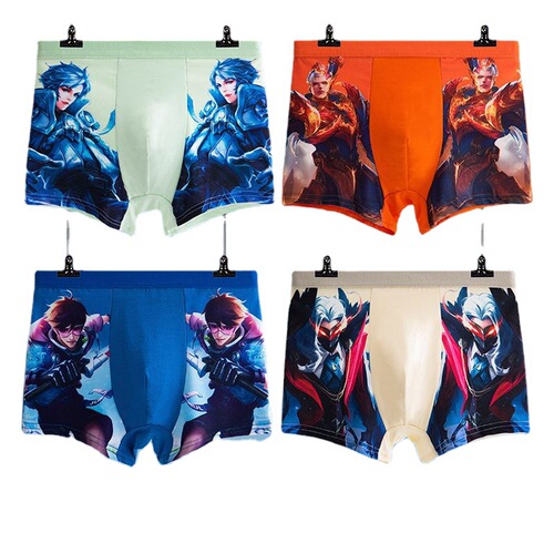 Children's underwear autumn and winter Modal boxer briefs cartoon winter big children's boxer briefs Ultraman boys' underwear