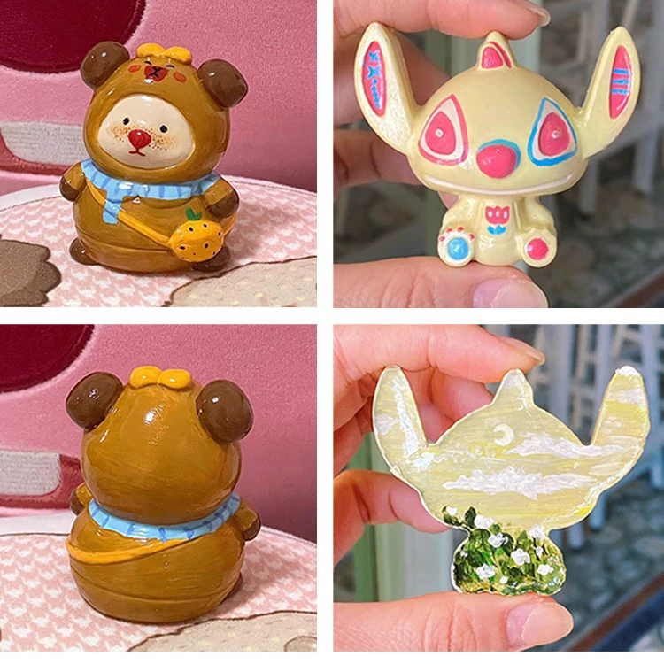 Игрушка, раскраска, рюкзак, раскрашенная кукла, с маленькими медведями,DIY, граффити
