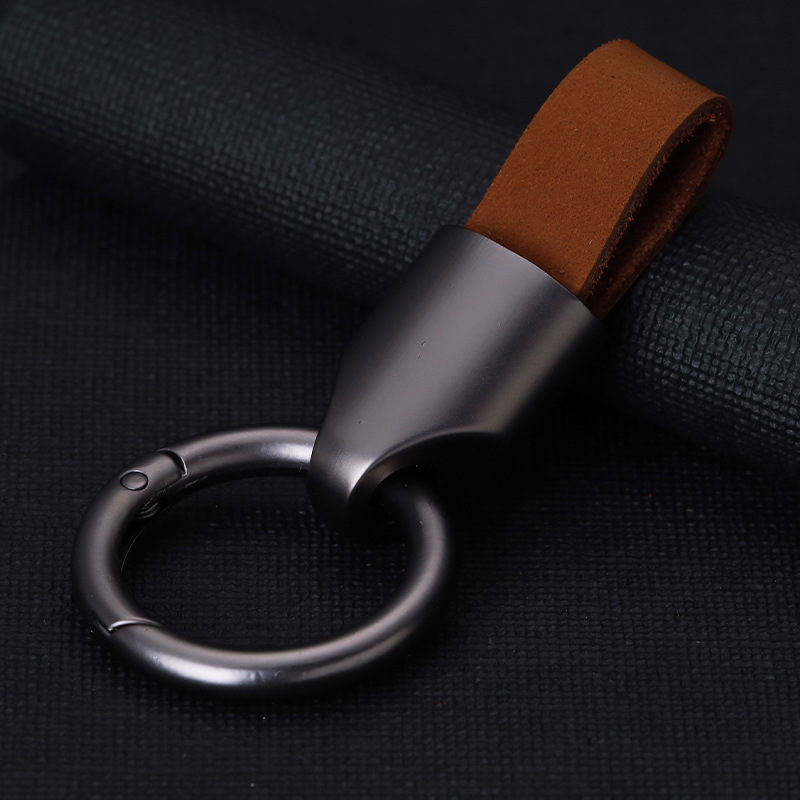 Colgante de llavero de coche de gamuza colgante de anillo de llavero de coche de alta gama creativo personalizado para hombres y mujeres
