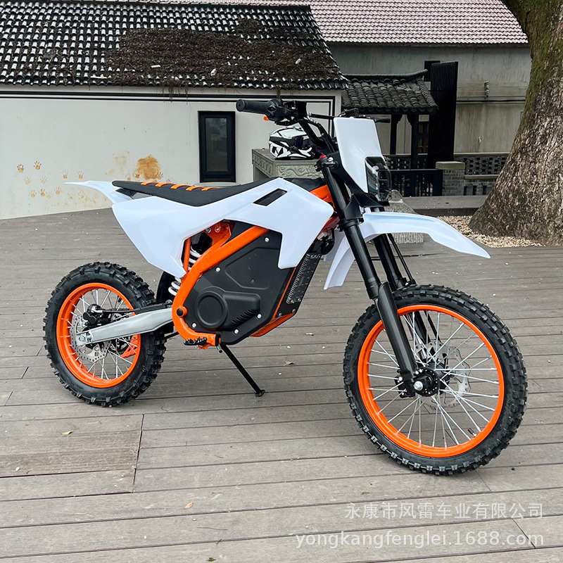 Motocicleta eléctrica cruzada europea y americana 72V5000W vehículo eléctrico gran motocicleta eléctrica de litio todo terreno image 4
