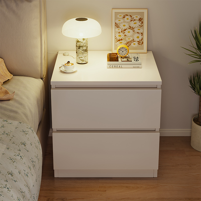 Mesita de noche simple gabinete de almacenamiento pequeño habitación de alquiler dormitorio gabinete de almacenamiento de cabecera hogar económico gabinete pequeño