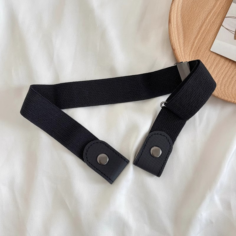 Cinturón perezoso para mujer jeans apretar cinturón portátil cintura artefacto cinturón invisible cinturón elástico simple