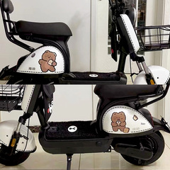 卡通動畫電動車貼紙汽車摩托車電瓶車可愛裝飾貼個性劃痕遮擋貼