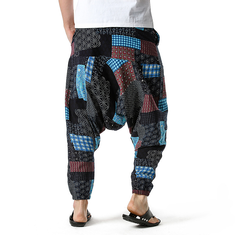 men's and women's foreign trade Harun yoga pants loose bohemian pants hanging pants moth pants 87