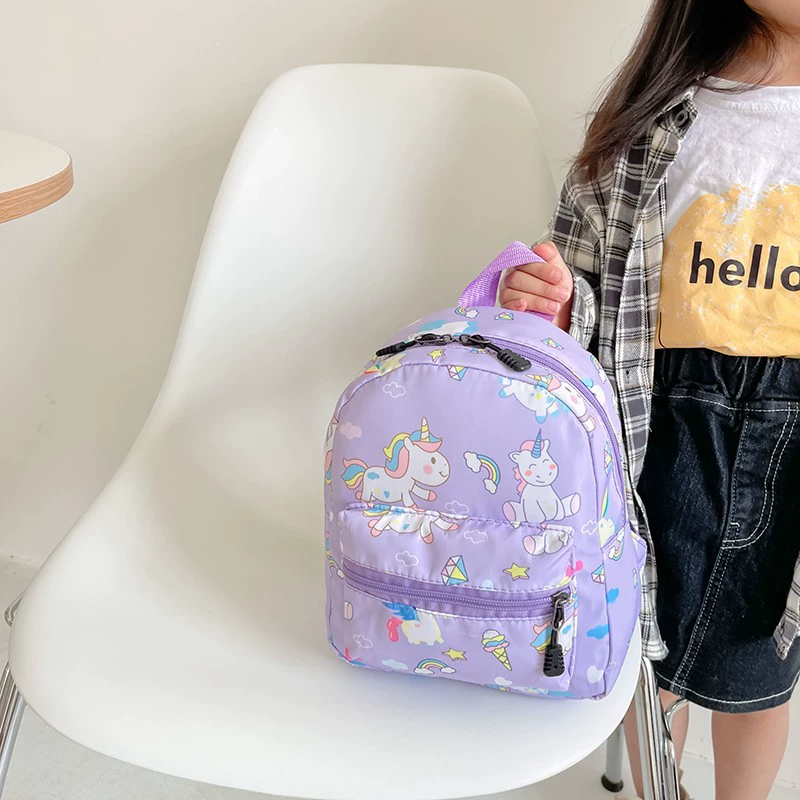 Summer children's bag, cartoon dinosaur, children's backpack for kindergarten, wholesale, 2023, oxford cloth