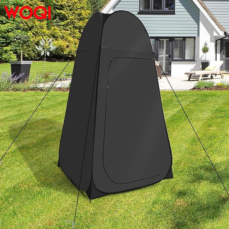 WOQI Instant Outdoor Shower Automatic Tent Camping Toilet Changing Room Canopy Pop-up Privacy Shower Tent 5