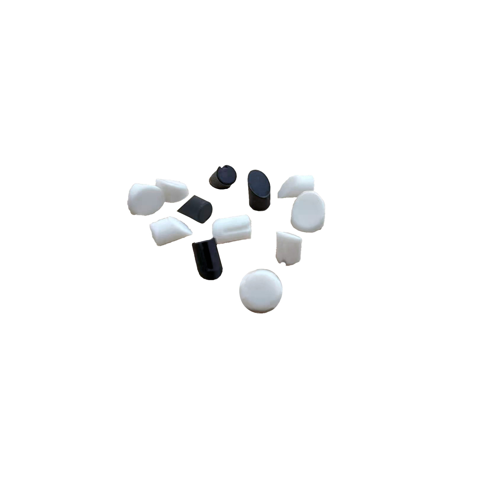 Tapones de silicona resistentes a altas temperaturas tapones de goma inclinados tapones de sellado impermeables tapones de silicona tapones de silicona tapones de polvo se pueden enviar muestras