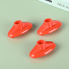 22管径塑料头底板配件椭圆形塑料夹头棉纱拖把彩色拖把冒