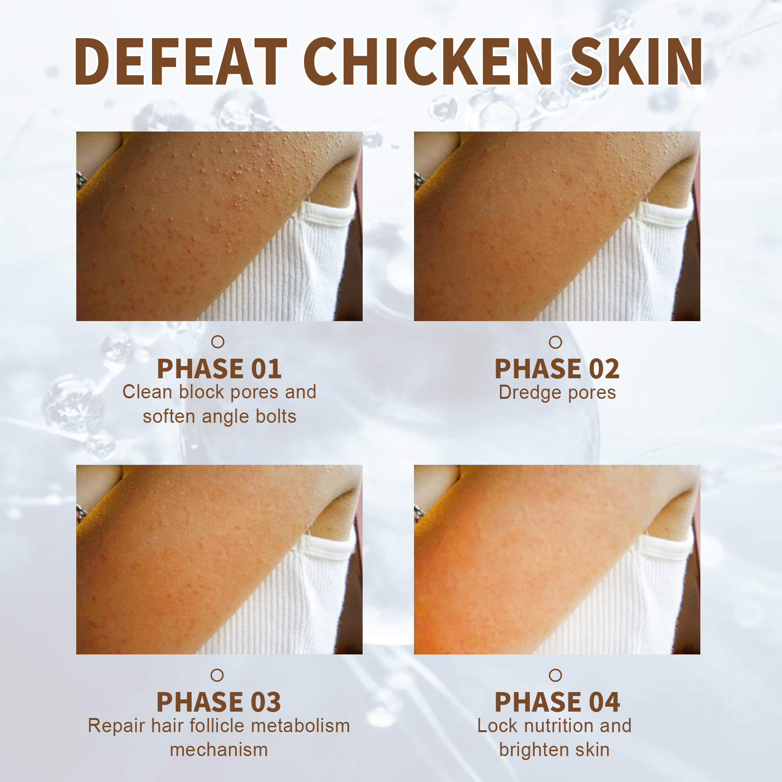 Crema riparatrice per la pelle di pollo South Moon con peeling intorno ai capelli e al corpo_voghion.com