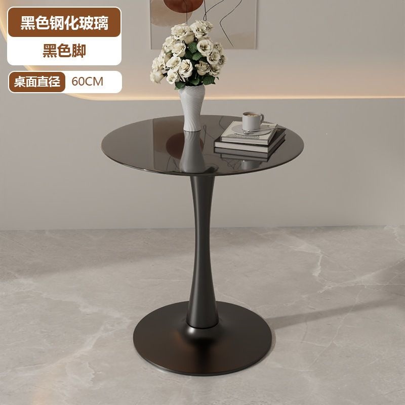 Single table - black table with black frame