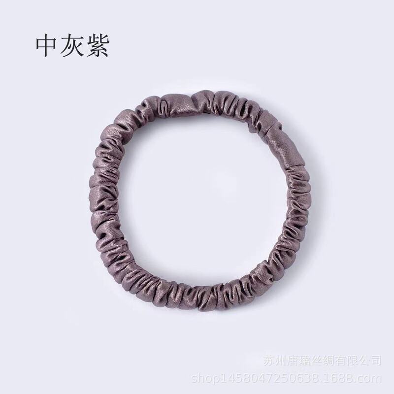19 Mumi 1 センチメートルシルク小腸ヘアリングシームレスで髪を傷つけません桑シルクヘアリング卸売|undefined