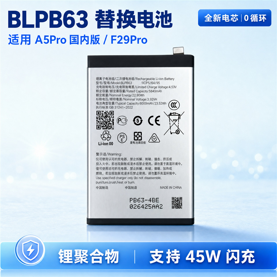 OPPO A5 Pro/F29 ProMobile Phone BLPB63 6000mAn