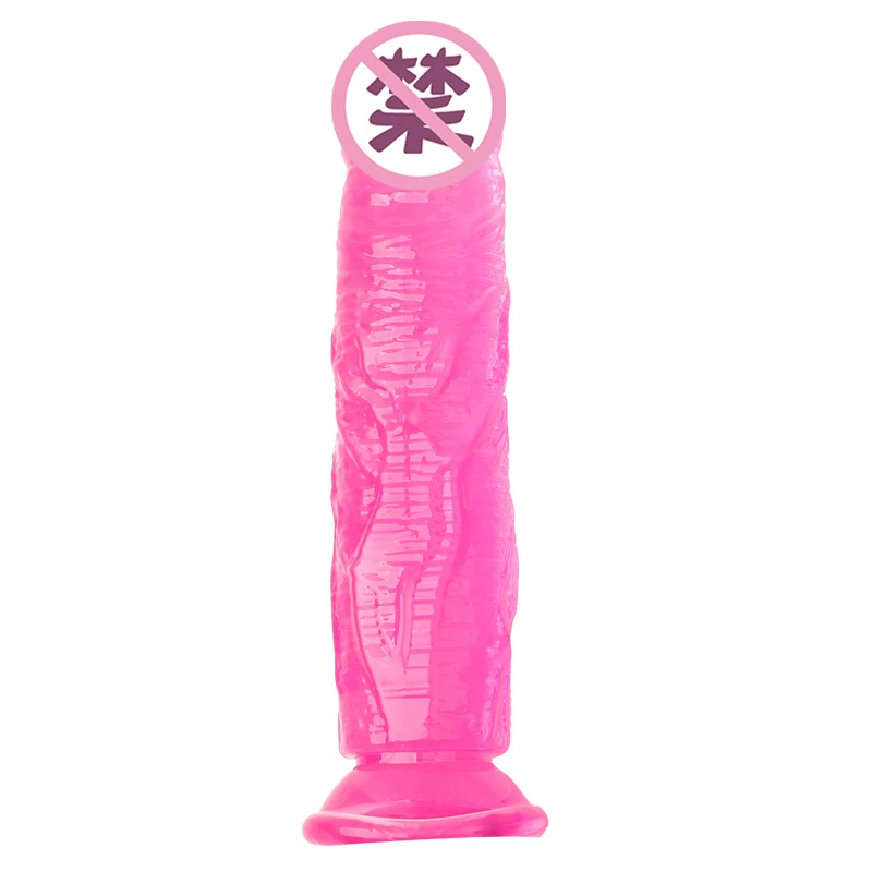 Realistic Transparent Dildo with Suction Base, Multiple Sizes (Ø 2–5 cm, 10–23.5 cm)