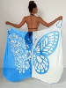 Blue and white