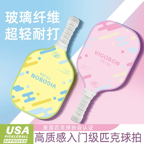 Adults and Teenagers Outdoor Sports Pickleball Complete Set Fiberglass Pp Honeycomb Core Pickleball Racket