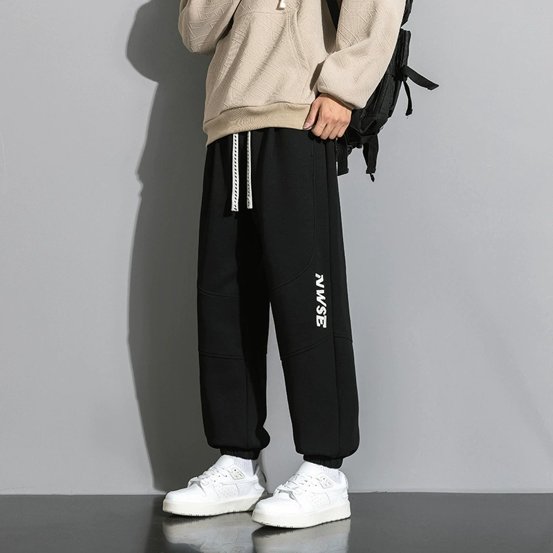 Защитные брюки прилив повседневные брюки широкие брюки мужские спортивные штаны новый прямой