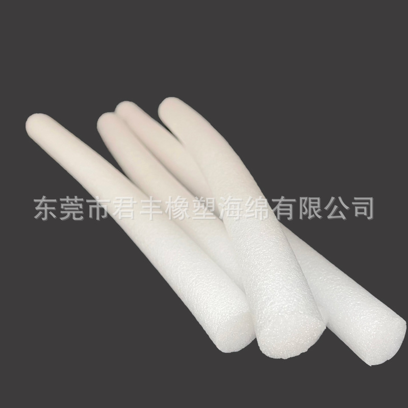 现货白色25mm填缝泡沫圆棒 30mm油画包装窗帘包装珍珠棉棒