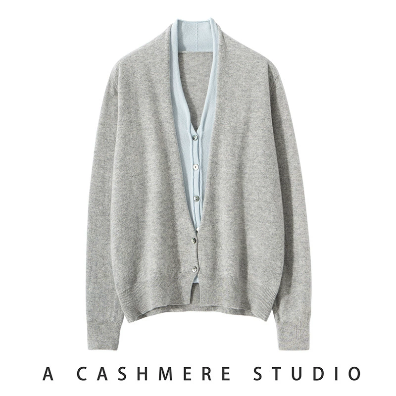 Cashmere cardigan, demi-season knitted set, sweater, jacket, 2024 years, direct factory sales