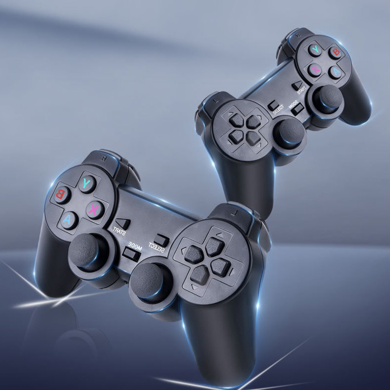 Controlador de consola de juegos, par de controles inalámbricos de 2.4G, joystick para proyector, joystick para juegos de arcade, consola de juegos