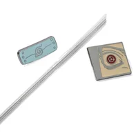 Серия Наруто периферийная брошь мультфильм Сяо Организация письмо колесо глаз мятежный огонь Тень Логотип Пальма меч значок