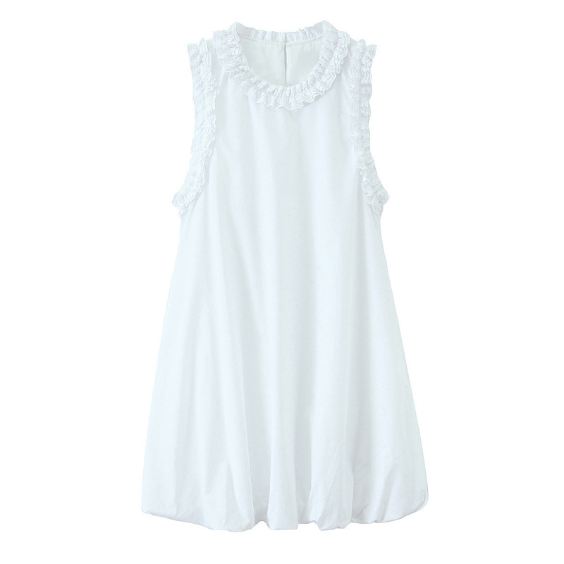 Za Women's Clothing 2026 Summer New Style White Sweet Style Layered Decorated Poplin Dress 2313200 Za Women's Clothing 2026 Summer New Style White Sweet Style Layered Decorated Poplin Dress 2313200